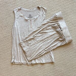 Bliss Light Gray Pajama Set
